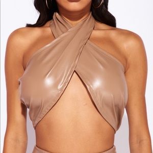 Halter top wrap around